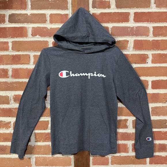 Champion Tops - Champion Dark Gray Hoodie with Logo! NWT!